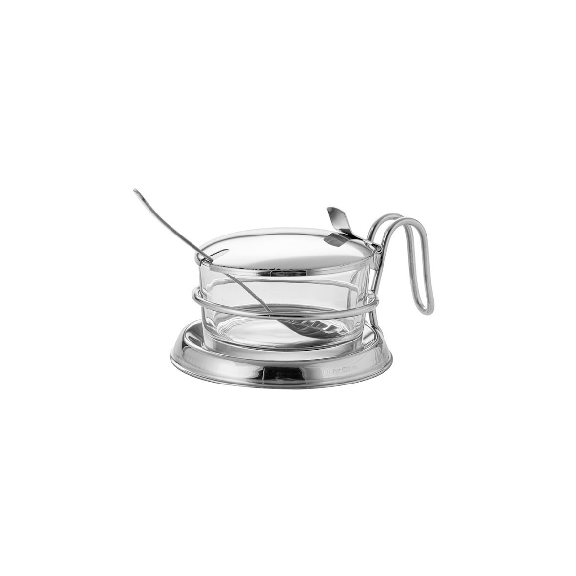 Formaggera inox con cucchiaio nouvelle cusine