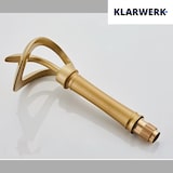 thumbnail of NAVIS | Design Wasserfall Wasserhahn Bad Gold matt hohe Badarmatur|Elegante Premium Edelstahl Armatur Für hohe Waschbecken|Mischbatterie 2 Anschlüsse