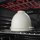 thumbnail of KITCHENAID Brotbackschüssel 5KSM2CB5BGS, Keramik, Ø 26 x 18 cm, 4.7 L, mit Deckel, weiß