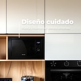 thumbnail of EVVO Microondas integrable Mi30 Black, 21L de Capacidad, Grill 1000W, Puerta y Marcos Efecto Brillante, Multifunción, Función Descongelar