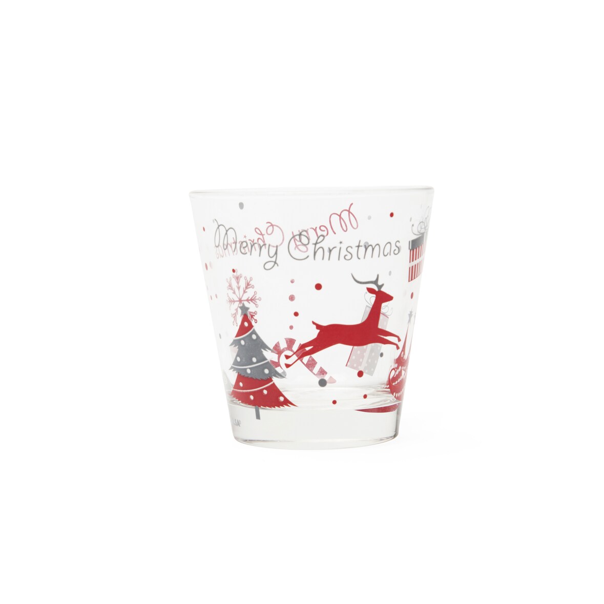 Excelsa Set Mit 6 Wasserglas Merry Christmas Glas 25 Cl Bunt