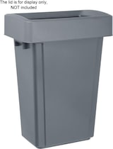 thumbnail of Cestino per rifiuti Jantex Slim grigio da 60 litri