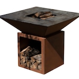 thumbnail of braciere cevenol corten bois carre 103 coppa singola