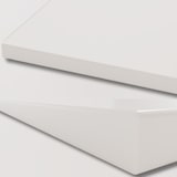 thumbnail of Bisley Tischplatte 140x80 cm in lichtgrau, Schreibtischplatte aus Holz, Holzplatte, Spanplatte kratzfest beschichtet mit ABS-Kante für DIY Homeoffice