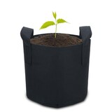 thumbnail of Intirilife 10x Vlies Pflanzsack in 75 Liter - 20 Gallon - 55 x 30 cm - Pflanzen Blumen Übertopf aus Vliesstoff mit Tragegriffen für Garten
