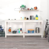 thumbnail of vidaXL Werkbank Weiß 180x50x80 cm Massivholz Kiefer