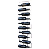 thumbnail of DanDiBo Weinregal Metall Schwarz Wand Schmal 96136 Flaschenregal Flaschenständer Flaschenhalter