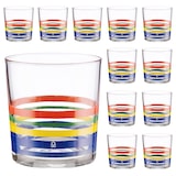 thumbnail of Benetton - Glaswaren 12 33cl-Gläser aus Glas in verschiedenen Farben