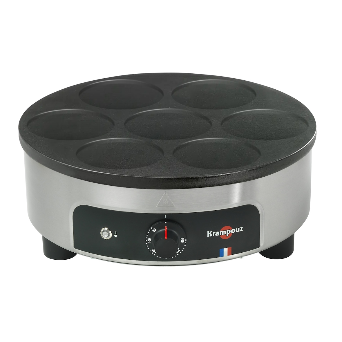 Krampouz Plaque à pancakes 7 empreintes - 230 V - CSRP4AA-KR - 3000 W