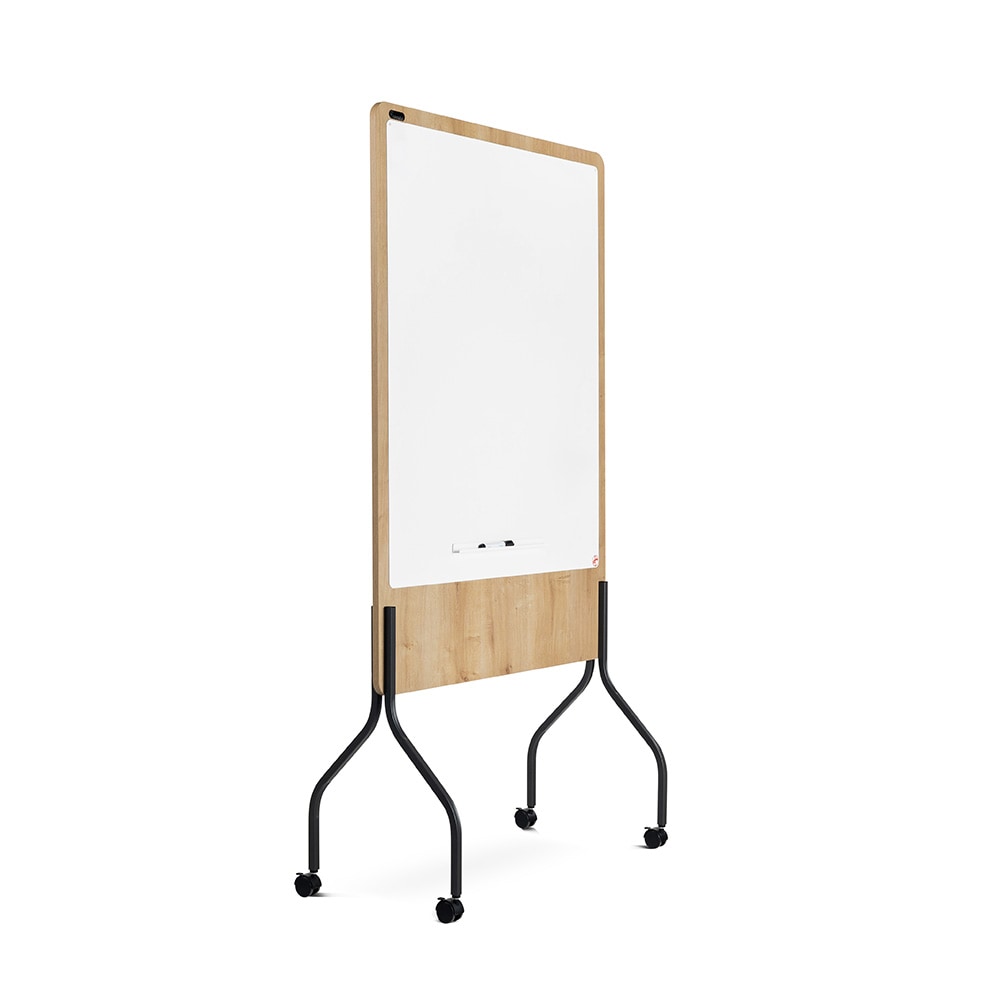 Rocada pizarra móvil con pizarras dos caras serie Natural