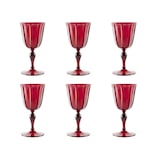 thumbnail of Excelsa set de 6 copas Country plástico 25 cl rojo