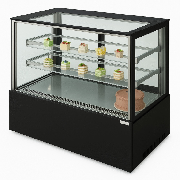 Expositor Pasteleria Refrigerado 560L Color Negro
