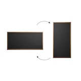 thumbnail of ALLboards Lavagna nera da gesso in cornice di legno 200×100 cm