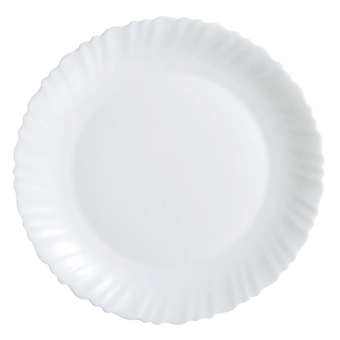 Plat blanc 30 cm Feston - Luminarc