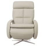 thumbnail of Relaxsessel HWC-L11, Design Fernsehsessel TV-Sessel Liegesessel, Liegefunktion drehbar, Voll-Leder ~ grau