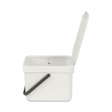 thumbnail of Brabantia Sort&Go Pattumiera apertura manuale, plastica, A.18 L. 20 P.25, appendibile, capacità 6 L-colore Light Grey