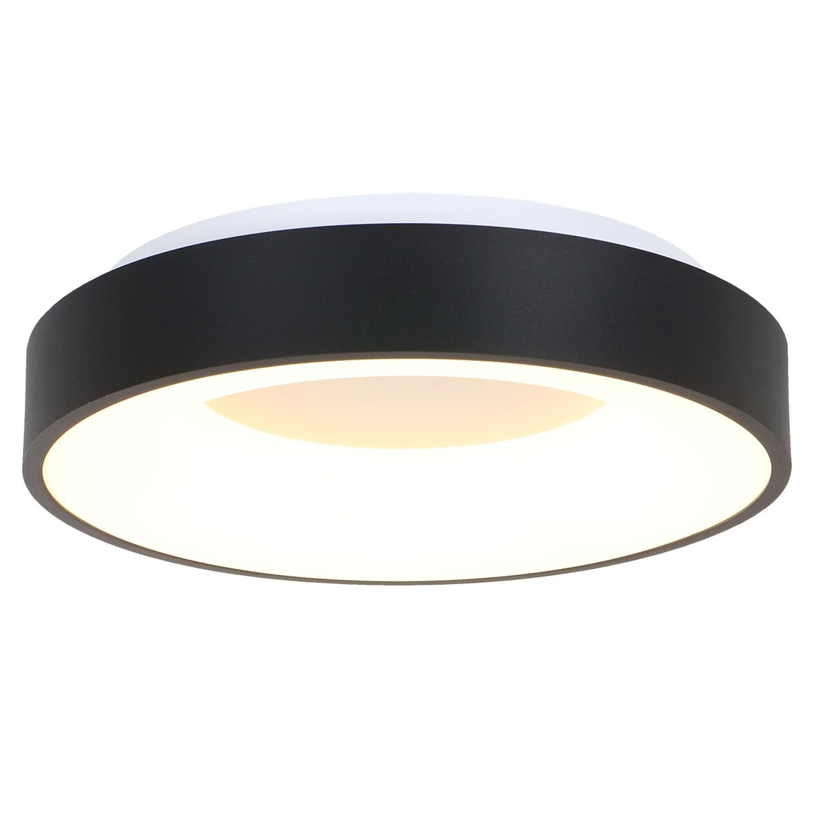 Steinhauer Deckenleuchte 1-fl. "Ringlede" 2563ZW Schwarz