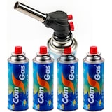 thumbnail of Set soplete flambeador con 4 cargas de Gas