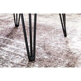 thumbnail of Couchtisch Baumkante 56x38x51 cm Sheesham Massivholz Metallbeine Wohnzimmertisch