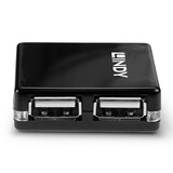 thumbnail of Lindy 42742 USB-HUB 2.0 Mini Hub 4 Port, 4x4cm  Bus powered only
