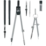 thumbnail of Zirkelkasten 7-teilig schwarz