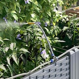 thumbnail of vidaXL Gartenpflanzer Hellgrau 120 x 120 x 126 cm Stahl