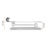 thumbnail of Tablet Ständer Rise bis 13 Zoll Aluminium silber.