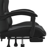 thumbnail of vidaXL Gaming-Stuhl mit Fußstütze Schwarz Kunstleder
