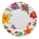 thumbnail of Q.B Fiori e Righe, set 18 piatti in fine porcellana