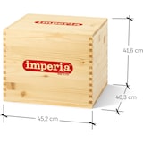 thumbnail of Imperia – grobe GranGourmet-Ipasta + 6,5 mm Fettuccine-Schnitt + 12 mm Lasagnette-Schnitt mit eleganter Holzkistenverpackung