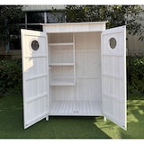 thumbnail of Moderner Gartenschrank TONI weiß