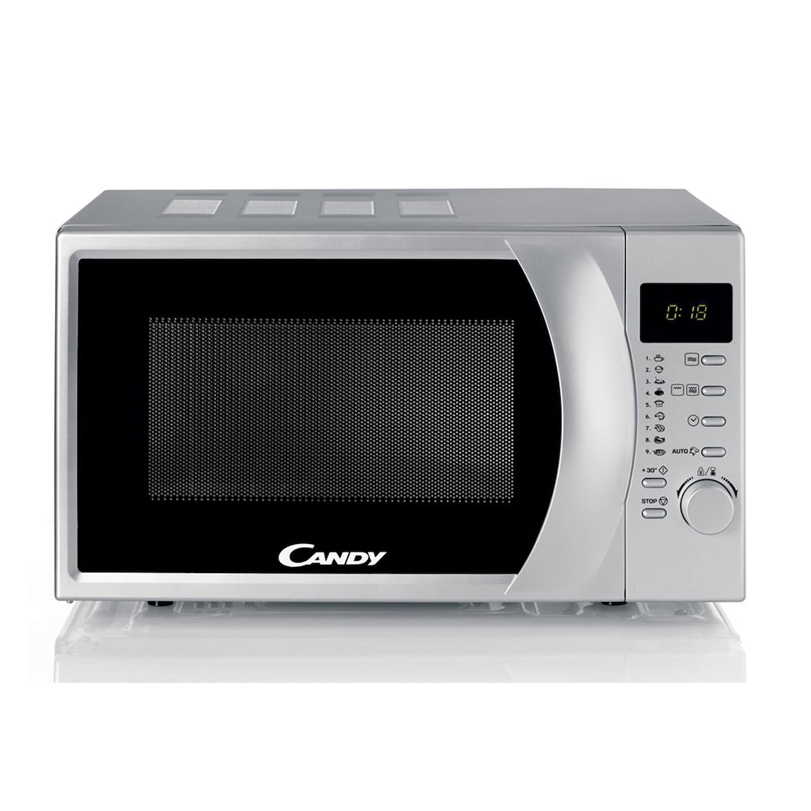 Candy magnetron, kleur zilver, inhoud 20 liter, magnetronvermogen 700 watt.