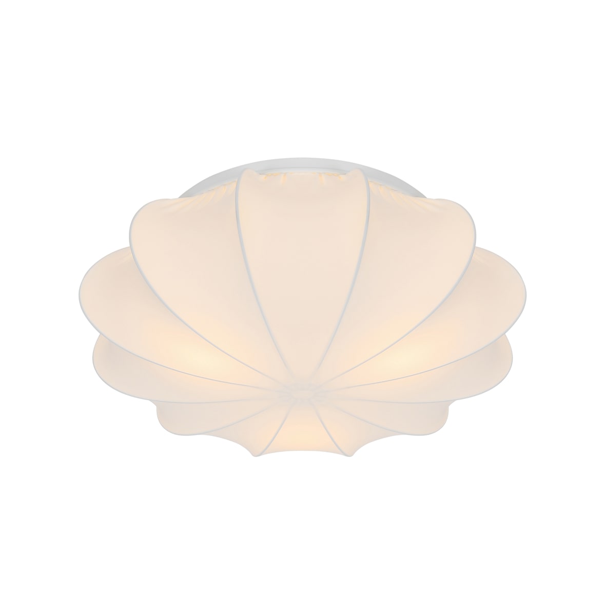 Plafonnier Aeron 60  Textile Blanc ,  H. 24 - IP20 - E27 /   Intérieur
