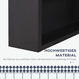 thumbnail of Spiegelschrank Hängeschrank fürs Bad 40x15x60 cm Schwarz mit Spiegeltür und 3 Ebenen, platzsparende Wandmontage, wasserfest lackiert
