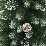 thumbnail of vidaXL Kunstkerstboom smal met standaard 210 cm PVC
