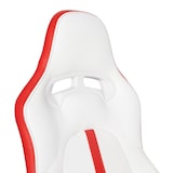 thumbnail of Cadeira De Escritório Branca e Vermelha Premium