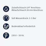 thumbnail of GastroHero Gläserspülmaschine ECO 35×35 cm Korbmaß | 230 V | Klarspüldosierer | Einschubhöhe 220 mm | energieeffizient