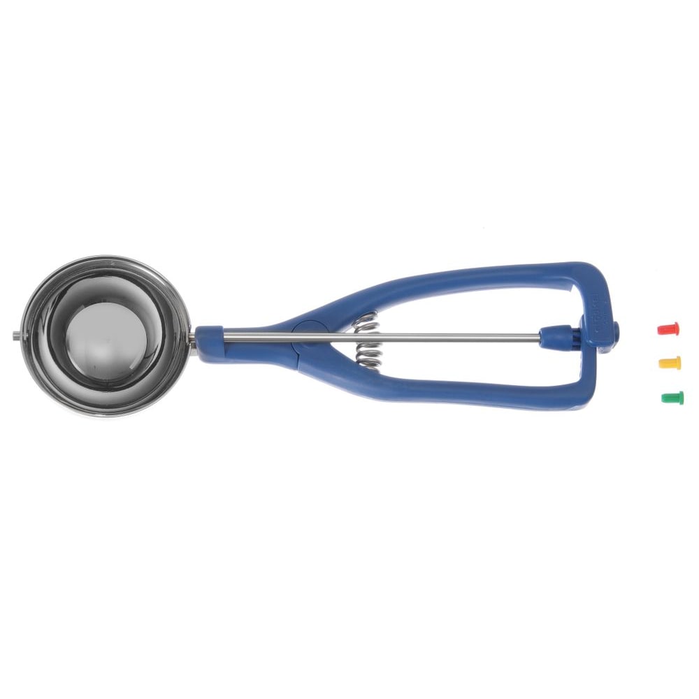 Hendi Eisportionierer Stöckel, Edelstahl, Ø 67 mm, 1 Stück, mit Farbclips