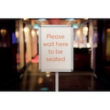 thumbnail of Nobo Prospektständer 1902384 DIN A3 35x7x101cm silber