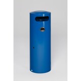 thumbnail of PROREGAL Kombiascher mit Einflügeltür | Ascher innen | 70 Liter, HxBxT 104,5x42x42cm | Verzinkter Stahl | Blau | Mülleimer Aschenbecher Abfalleimer