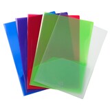 thumbnail of Exacompta - Réf. 3960E - Carton de 2  sachets de 10 chemises double poche polypropylène souple 2/10e - A4 ou A3 - Couleurs assorties