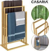 thumbnail of CASARIA® Handtuchhalter Bambus Handtuchständer Freistehend