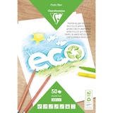 thumbnail of Clairefontaine 5x Weißes Recyclingpapier, Block mit 50 Blatt A4, 120g - Weiß 26509C