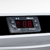 thumbnail of Romux® Kühlschrank ABS 600 Liter mit 1 Tür Glastür 77 cm mit Umluftkühlung weiß | Gastro Kühlschrank mit 600 L Kapazität - 4 Einlegeböden und 280 W