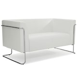 thumbnail of Loungebank CURACAO Kunstleder 2-zitter Wit hjh OFFICE