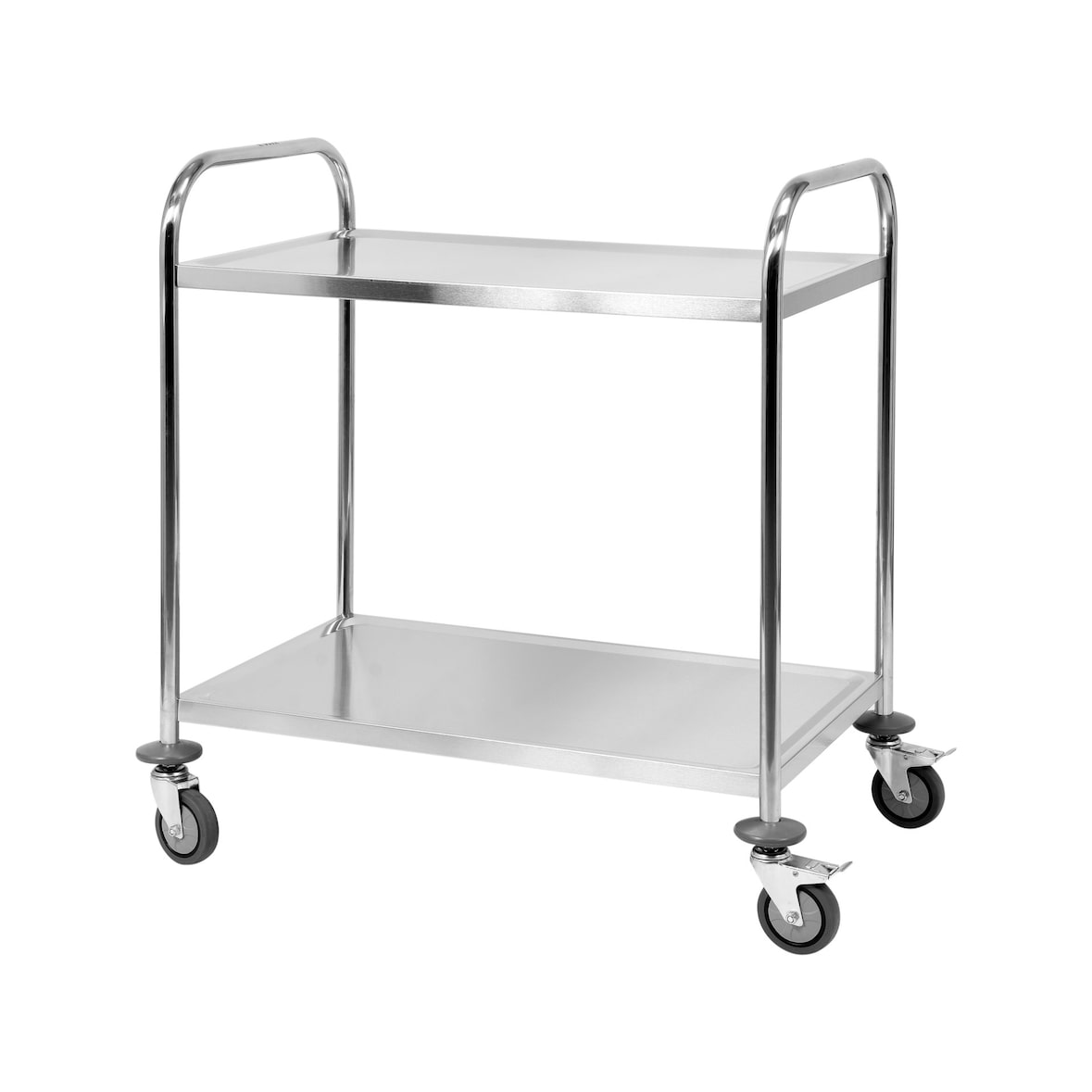 Servierwagen, Küchenwagen, Abräumwagen 2 Böden 860x530x950mm Edelstahl