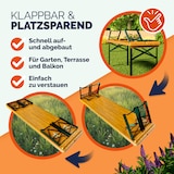 thumbnail of Casaria Bierzeltgarnitur 170 cm 1 Biertisch 2 Bierbänke Klappbar 3 tlg Festzeltgarnitur