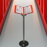 thumbnail of Pupitre de consultation 10 pochettes rouges (20 vues) A4