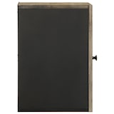 thumbnail of Helloshop26 - Schwarzer wandmontierter Badezimmerschrank 38 x 33 x 48 cm aus massivem Mangoholz 02_0057733