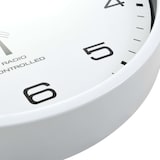 thumbnail of vidaXL Wandklok met quartz uurwerk radiogestuurd 31 cm wit
